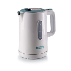 Bollitore 2200W, capacità 1,7L, base cordless 360°, spegnimento automatico - White & Aegean Teal