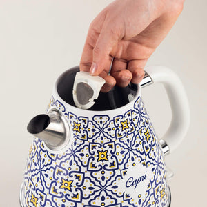 Bollitore elettrico 1,7L - Infusi, tè, tisane - Base cordless - Autospegnimento