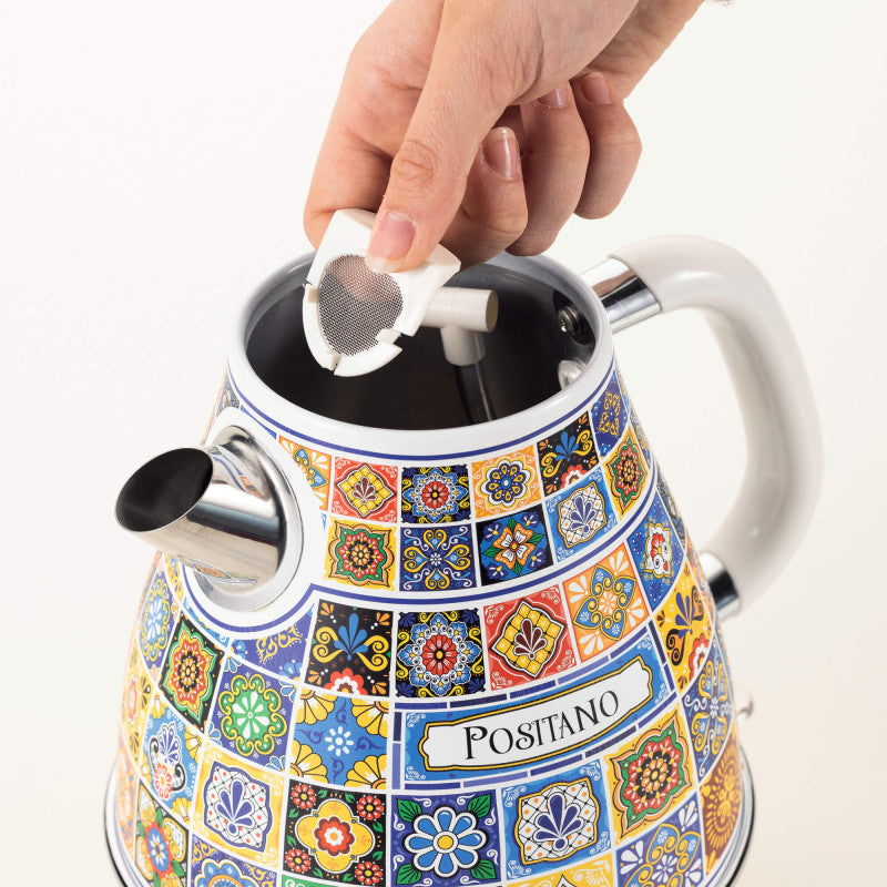 Bollitore elettrico 1,7L - Infusi, tè, tisane - Base cordless - Autospegnimento