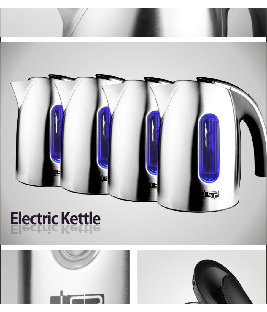 Bollitore Elettrico A Caraffa Da 1,2lt In Acciaio Inox Per Te' E Infusi 1370w         