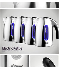 Bollitore Elettrico A Caraffa Da 1,2lt In Acciaio Inox Per Te' E Infusi 1370w         