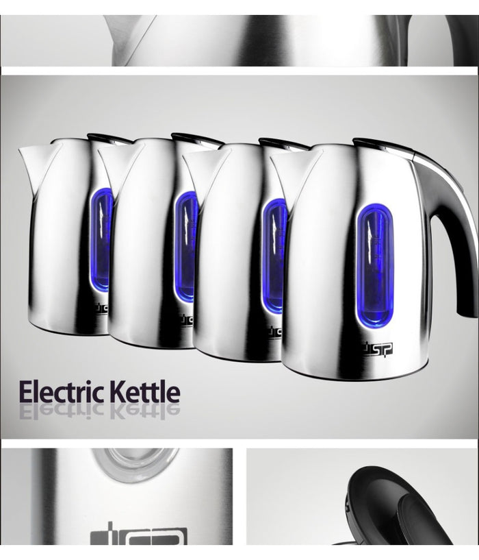 Bollitore Elettrico A Caraffa Da 1,2lt In Acciaio Inox Per Te' E Infusi 1370w         