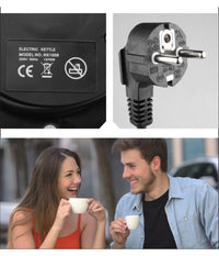 Bollitore Elettrico A Caraffa Da 1,2lt In Acciaio Inox Per Te' E Infusi 1370w         