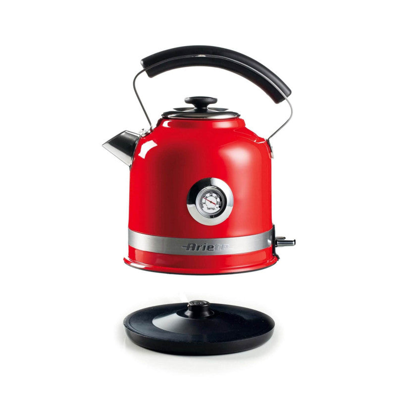 Bollitore Elettrico con Autospegnimento - 2000 Watt - 1,7 Litri - Rosso