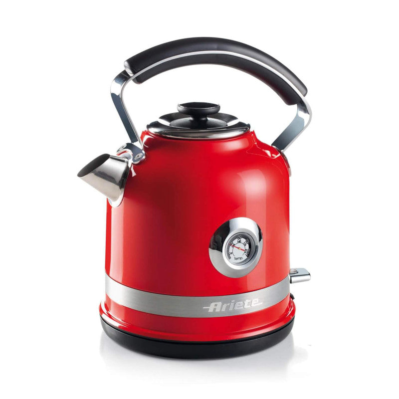 Bollitore Elettrico con Autospegnimento - 2000 Watt - 1,7 Litri - Rosso