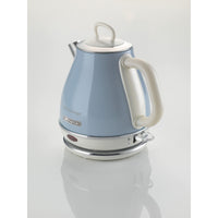 Bollitore Vintage 1L - Autospegnimento, Acciaio Inox, 1600W - Celeste