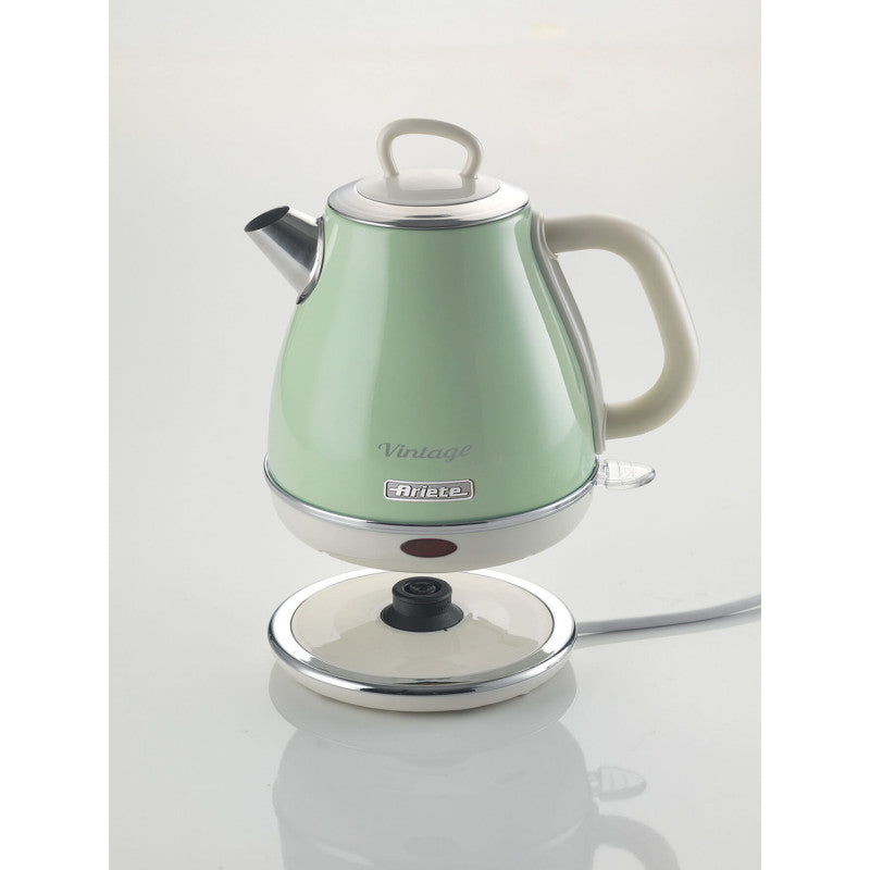 Bollitore Vintage 1L - Autospegnimento, Acciaio Inox, 1600W - Verde