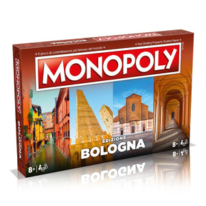 Monopoly edizione Bologna Gioco da Tavolo, Edizione Italiana, Gioco per Famiglie, da 8 in su