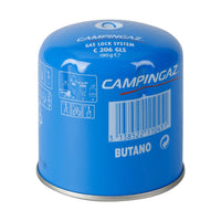 Bomboletta gas con valvola di sicurezza per lume e riscaldatori