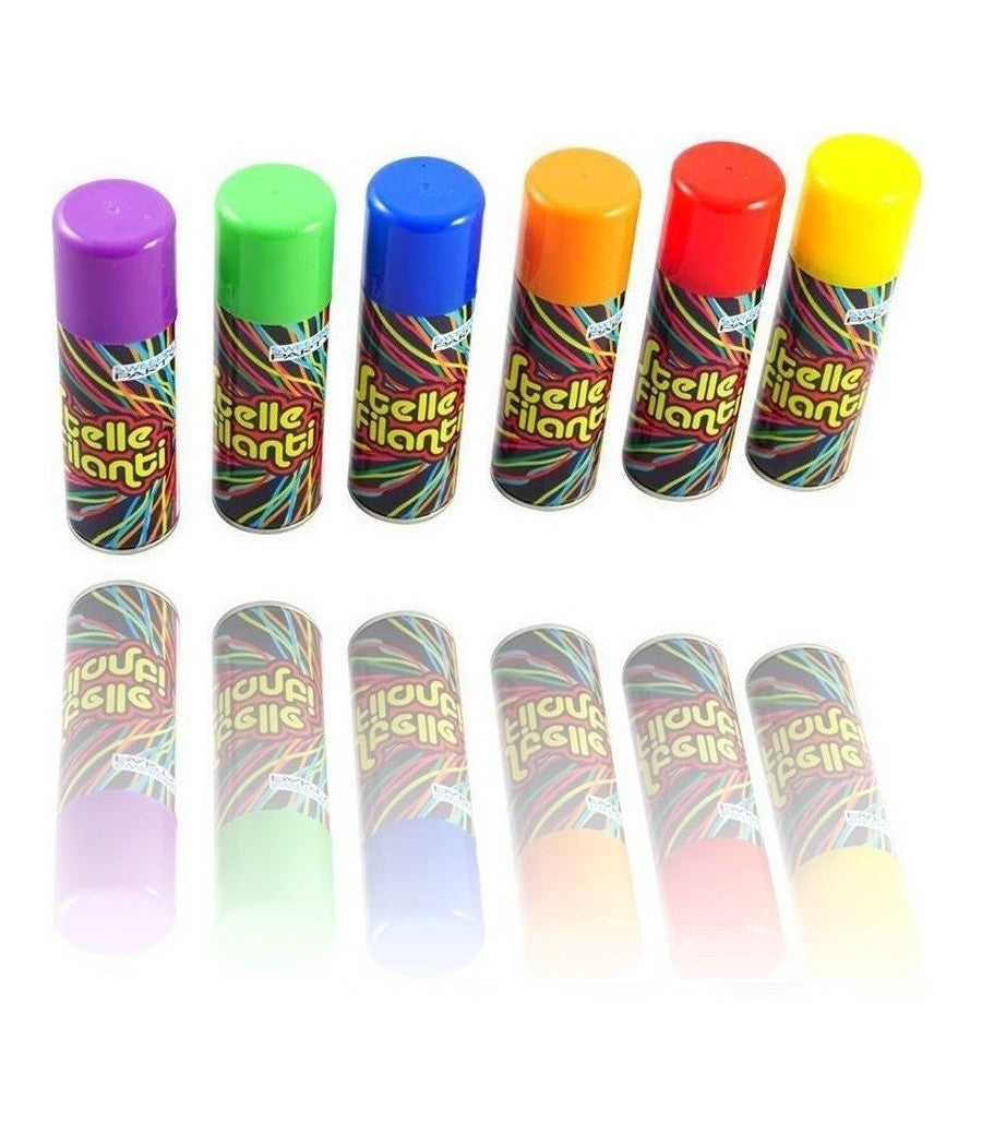 Bomboletta Spara Stelle Filanti Multicolor Festa Party Compleanno Carnevale         