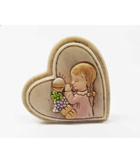 Bomboniera Bomboniere Comunione Eucarestia Bianco Ceramica Soprammobile Appoggio         