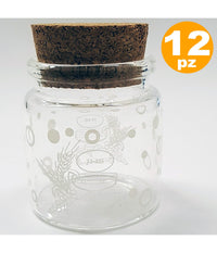 Bomboniera Bomboniere Per Comunione Ampolla In Vetro Tappo Sughero Portaconfetti         