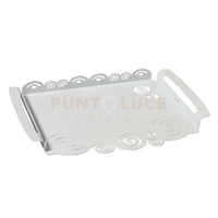 bomboniera vassoio albero della vita Avorio in Ferro 18x28x2cmh