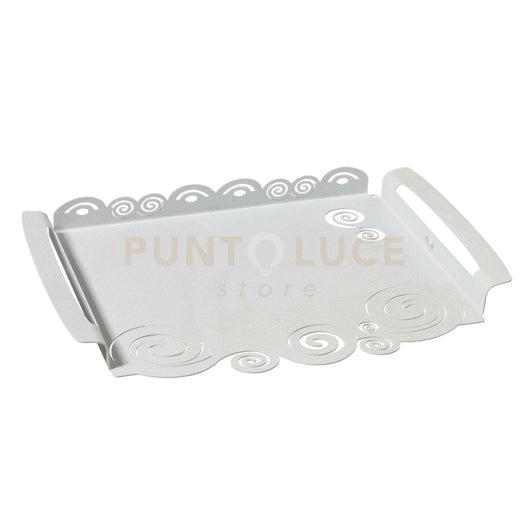 bomboniera vassoio albero della vita Avorio in Ferro 18x28x2cmh