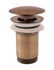 Pop-up per lavabo e lavabo in ottone bronzo 6,5 cm