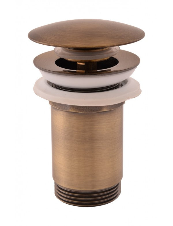 Pop-up per lavabo e lavabo in ottone bronzo 6,5 cm