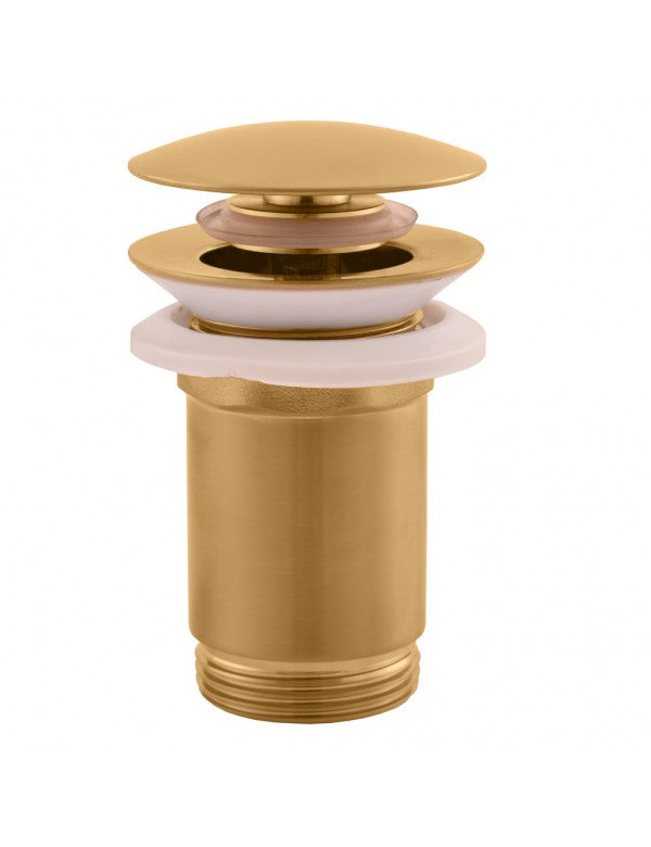 Pop-up per lavabo e lavello in ottone dorato 6,5 cm