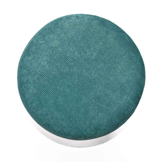 BONN VELVET - Pouf piccolo tondo in velluto a coste
