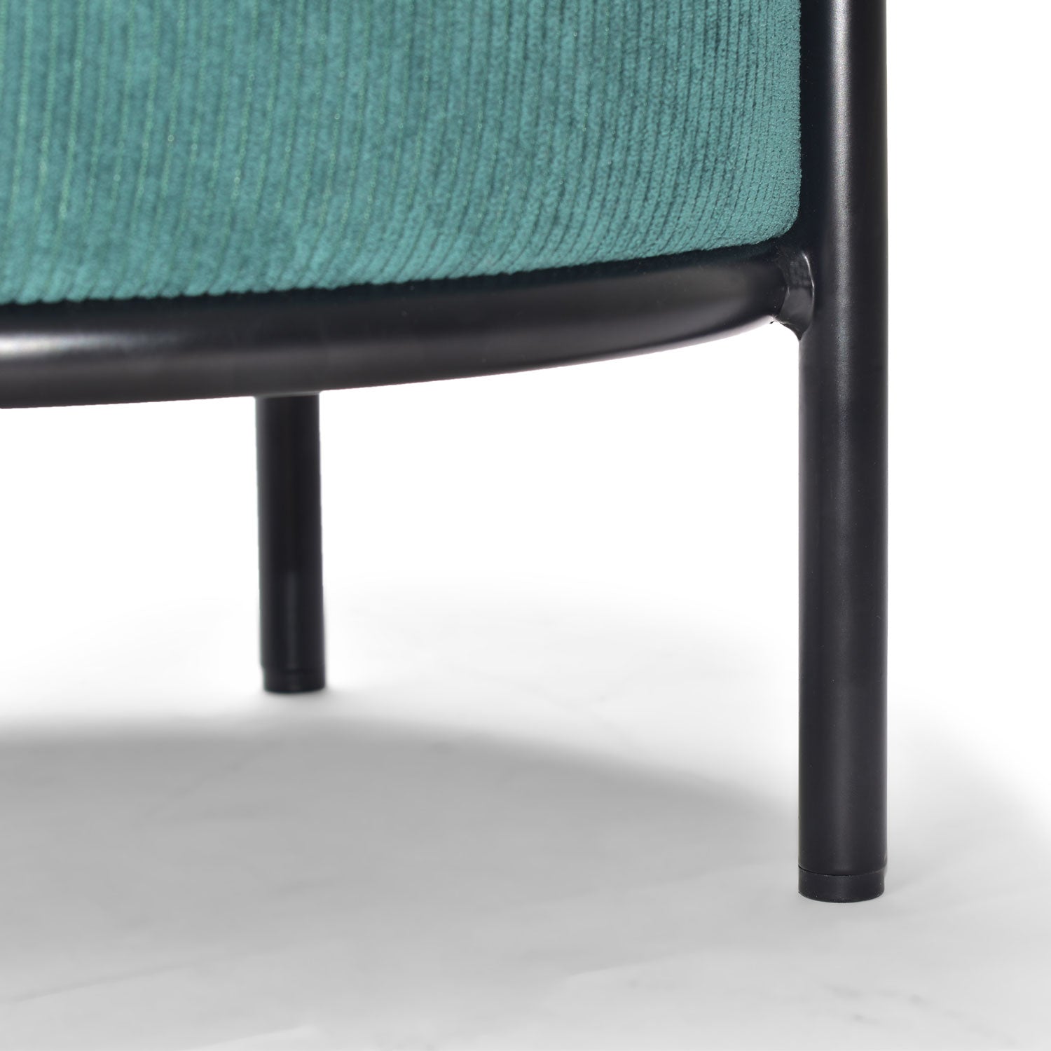 BONN VELVET - Pouf piccolo tondo in velluto a coste