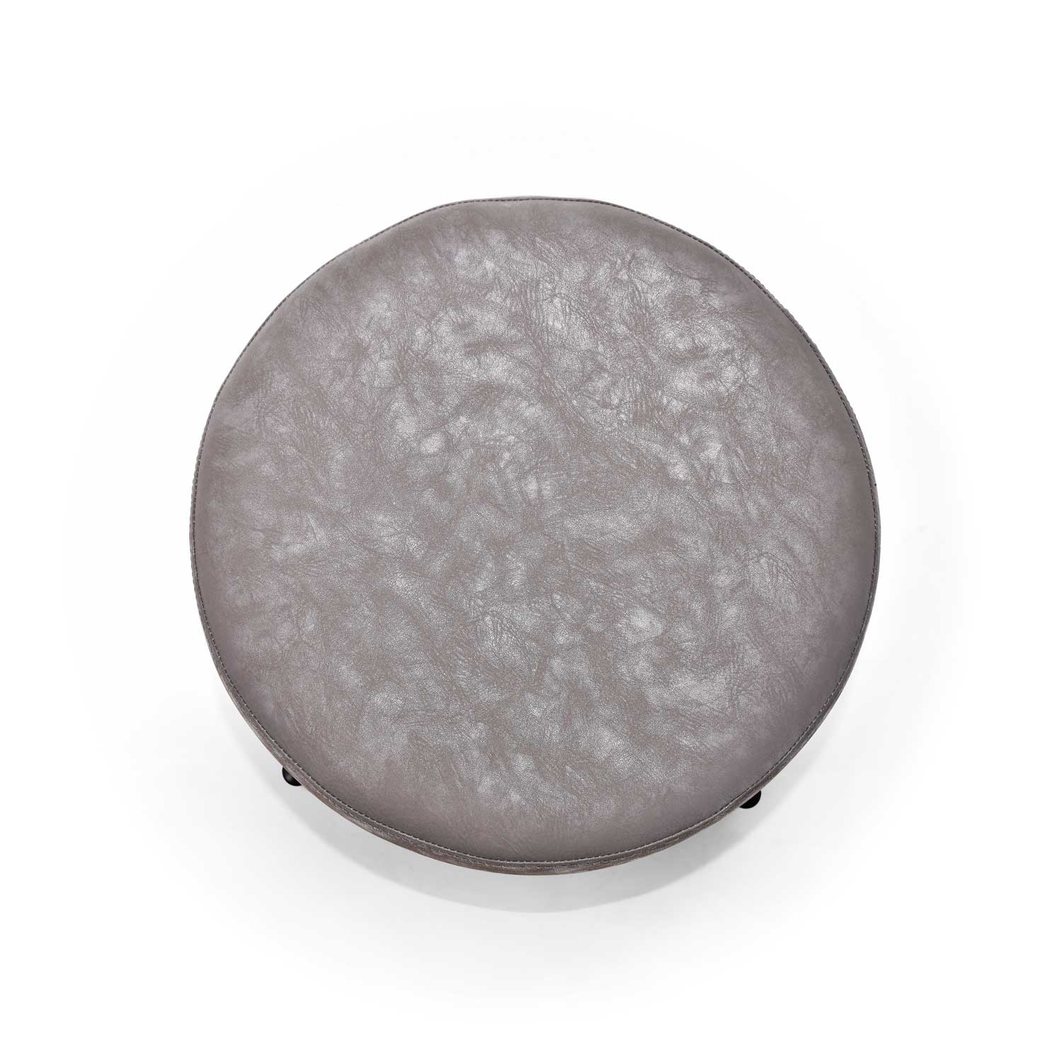 BONN LETHERETTE - Pouf piccolo tondo in letherette