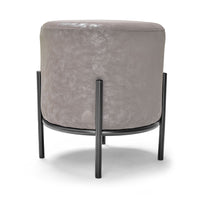 BONN LETHERETTE - Pouf piccolo tondo in letherette