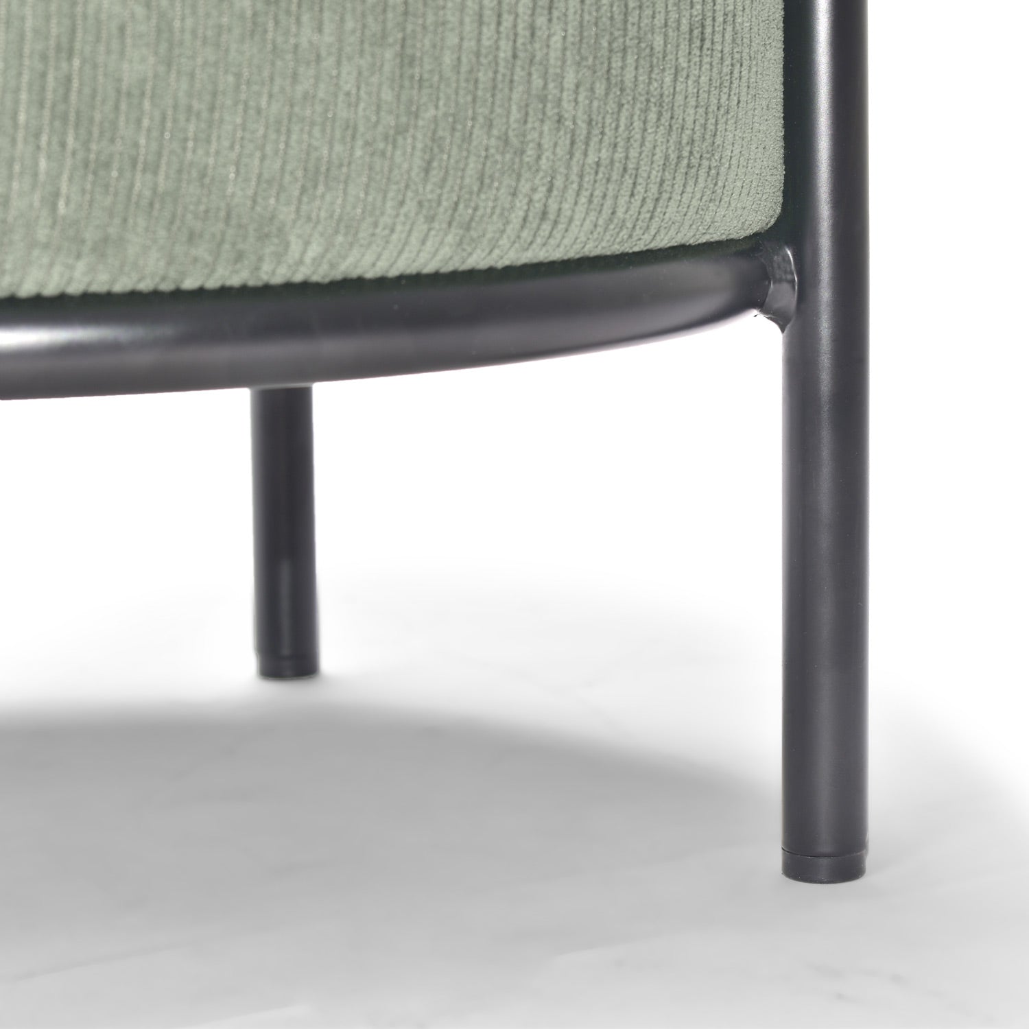 BONN VELVET - Pouf piccolo tondo in velluto a coste