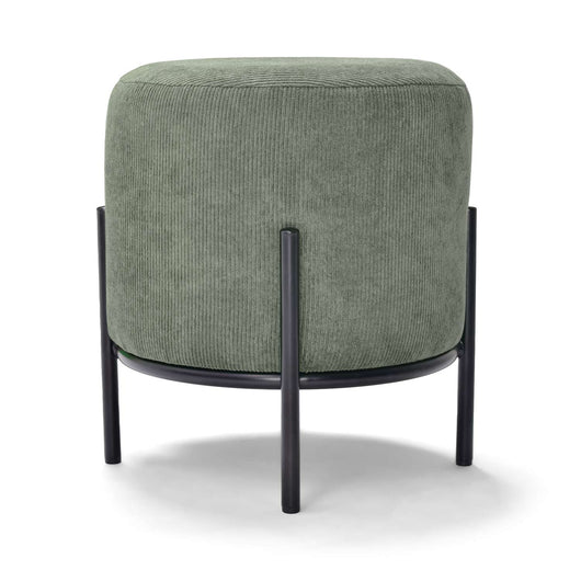 BONN VELVET - Pouf piccolo tondo in velluto a coste