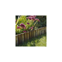 Bordura per Giardino in Legno di Pino Impregnato Lasa 100x30 cm