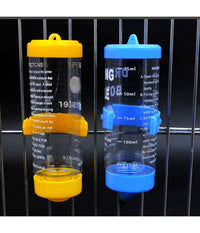 Borraccia Criceti Piccoli Animali 125ml Acciaio Plastica Design Sfera Antigoccia         