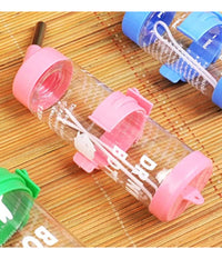 Borraccia Criceti Piccoli Animali 125ml Acciaio Plastica Design Sfera Antigoccia         