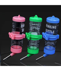 Borraccia Criceti Piccoli Animali 125ml Acciaio Plastica Design Sfera Antigoccia         