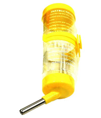 Borraccia Criceti Piccoli Animali 125ml Acciaio Plastica Design Sfera Antigoccia         