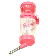 Borraccia Criceti Piccoli Animali 125ml Acciaio Plastica Design Sfera Antigoccia         