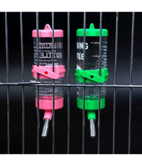 Borraccia Criceti Piccoli Animali 125ml Acciaio Plastica Design Sfera Antigoccia         