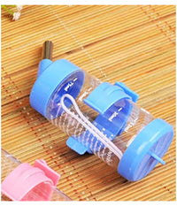 Borraccia Criceti Piccoli Animali 80ml Acciaio Plastica Design Sfera Antigoccia         