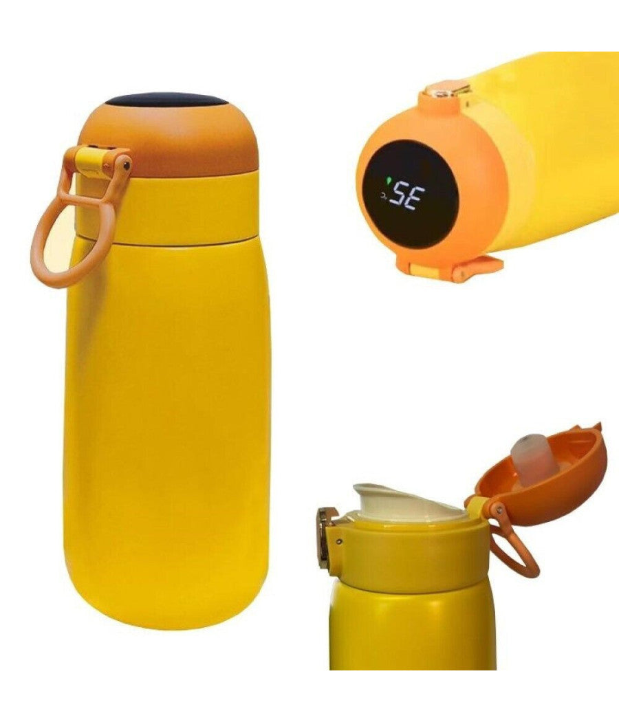 Borraccia Termica Con Display Led Temperatura Thermos Acciaio Inox 420ml Tx-8334         
