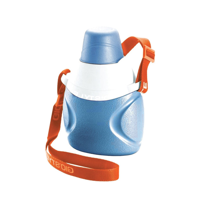 Trade Shop - Borraccia Termica Fiesta 0,65lt Con Tracolla Regolabile Tappo-bicchiere Asportabile 309673 -