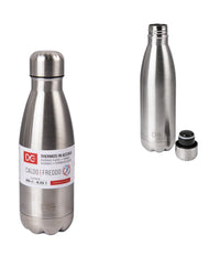 Borraccia Termica In Acciaio Satinato Bottiglia Termos 350ml Casa 21.5cm 0217459         