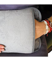 Borsa Acqua Calda Elettrica Con Tasca Scalda Mani Vari Colori Effetto Peluche         