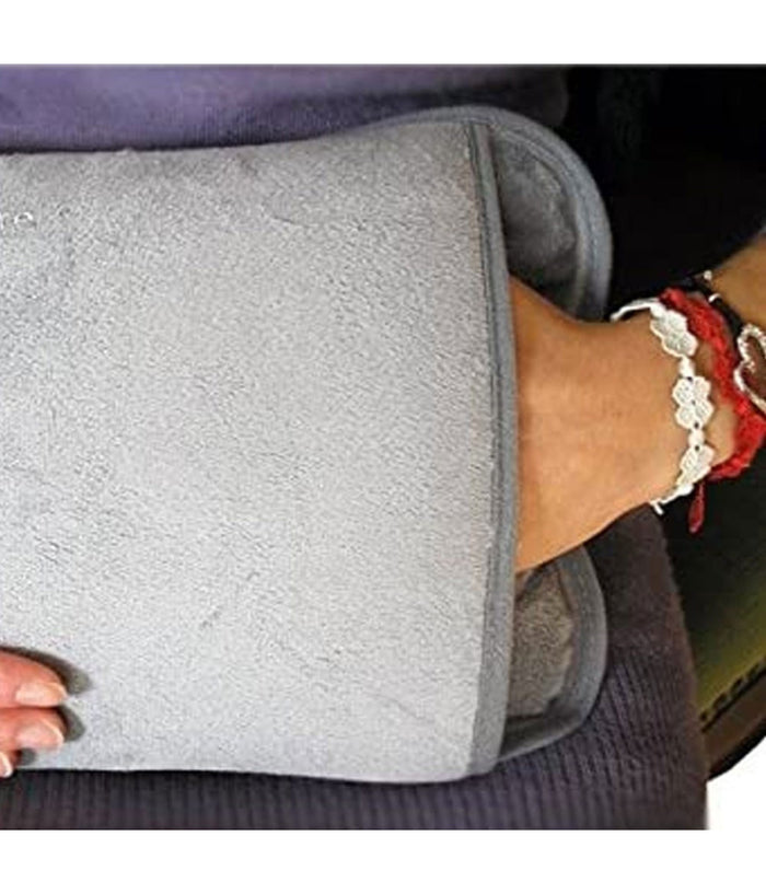 Borsa Acqua Calda Elettrica Con Tasca Scalda Mani Vari Colori Effetto Peluche         