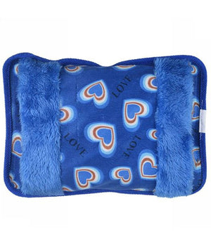 Borsa Acqua Calda Elettrica Cuori Con Tasca Scalda Mani Vari Colori E Fantasie         