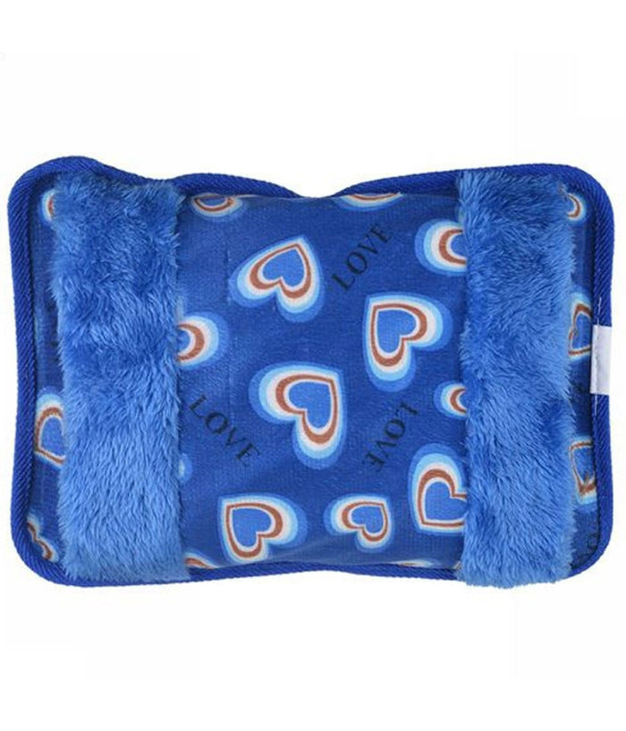 Borsa Acqua Calda Elettrica Cuori Con Tasca Scalda Mani Vari Colori E Fantasie         