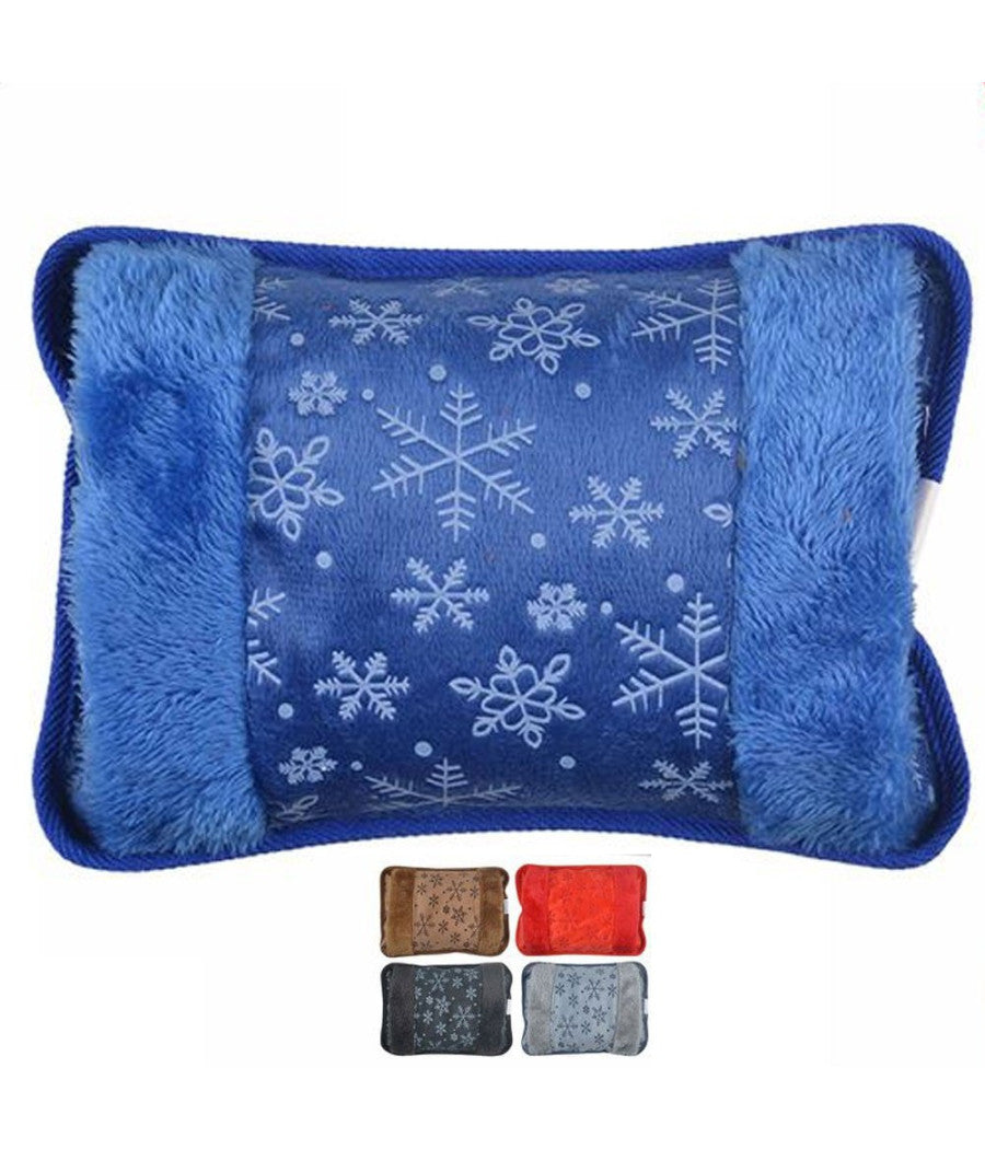 Trade Shop - Borsa Acqua Calda Elettrica Neve Con Tasca Scalda Mani Vari Colori Reversibile -