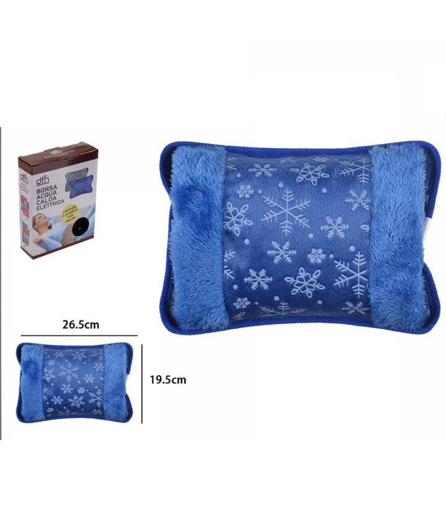 Trade Shop - Borsa Acqua Calda Elettrica Neve Con Tasca Scalda Mani Vari Colori Reversibile -