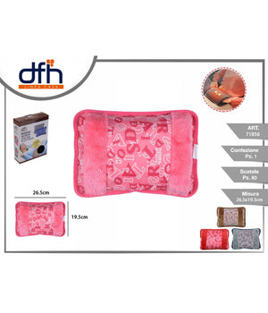 Borsa Acqua Calda Elettrica Lettere Con Tasca Scalda Mani Vari Colori E Fantasie         