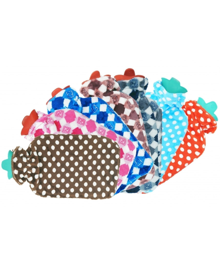 Borsa Acqua Calda Gomma Fodera In Pile 2l Scaldaletto Mani Piedi Sollievo Relax         