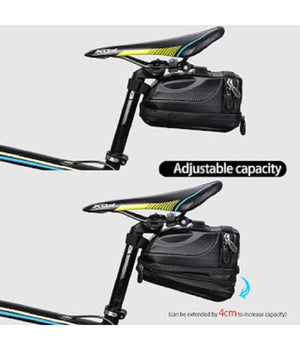 Borsa Da Sella Impermeabile Per Bici Con Luce Posteriore Ricaricabile Usb Zx-9428         