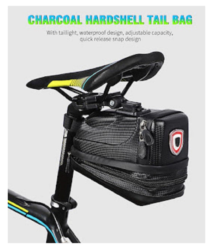 Borsa Da Sella Impermeabile Per Bici Con Luce Posteriore Ricaricabile Usb Zx-9428         