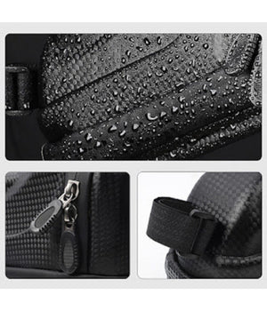 Borsa Da Sella Impermeabile Per Bici Con Luce Posteriore Ricaricabile Usb Zx-9428         