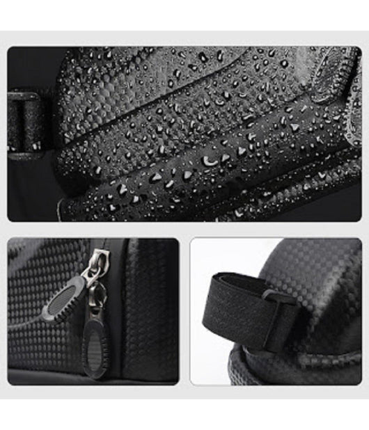 Borsa Da Sella Impermeabile Per Bici Con Luce Posteriore Ricaricabile Usb Zx-9428         